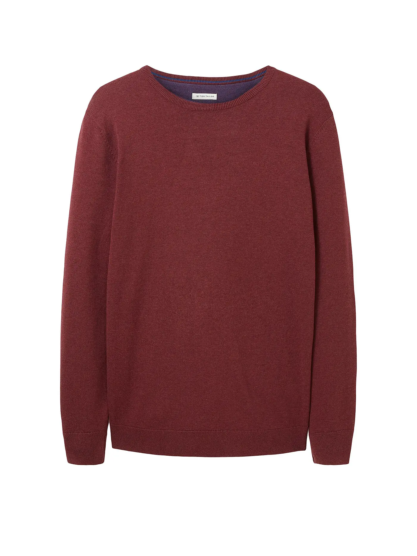TOM TAILOR | Pullover | dunkelrot